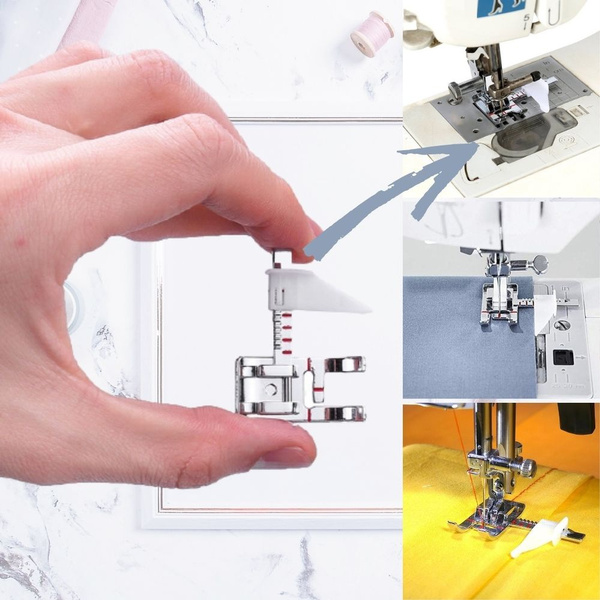 Adjustable Guide Presser Foot, Perfect Quilting Embroidery Sewing Machine  Accessories, Clearance Sale Easy Hemming Feet Tools, Heavy Duty Hem Edge  Seam Stitch Ruler, Singer Brother Viking Janome Serger Machines Press Parts  Set